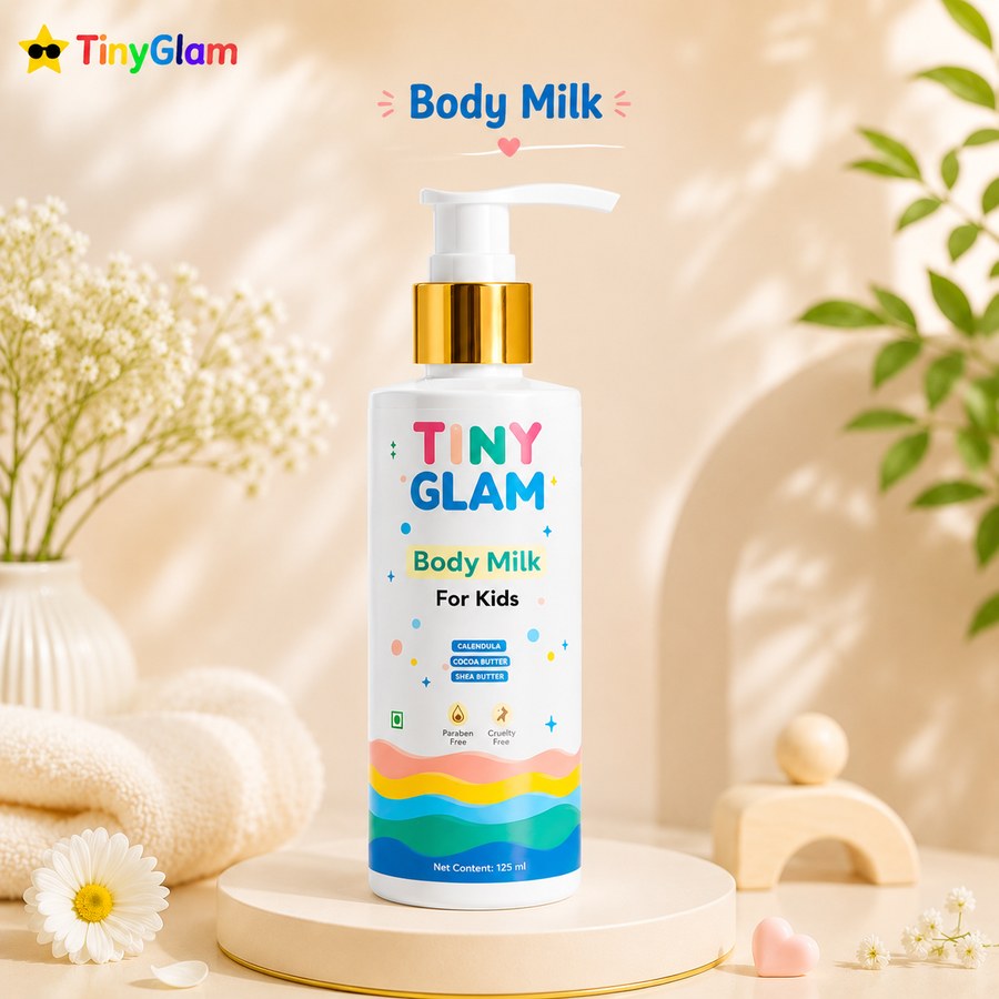 TinyGlam Hug Soft Body Milk 125 ml - Gentle Body Milk for Kids & Teens