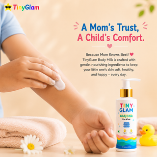 TinyGlam Hug Soft Body Milk 125 ml - Gentle Body Milk for Kids & Teens