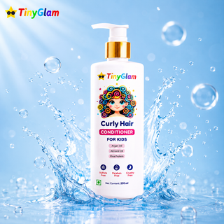 TinyGlam Curly Hair Conditioner 250 ml - Gentle Hair Conditioner for Kids & Teens