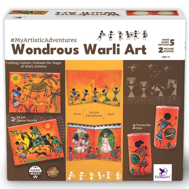 Indian Art Forms Kits, Warli Art Painting Kit & Craft Kit for Girls 9-12