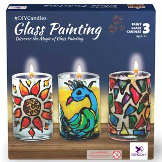 DIY Glass Painting Kit for Kids 6-12, Teens & Adults - Candle Making Art & Craft Kit