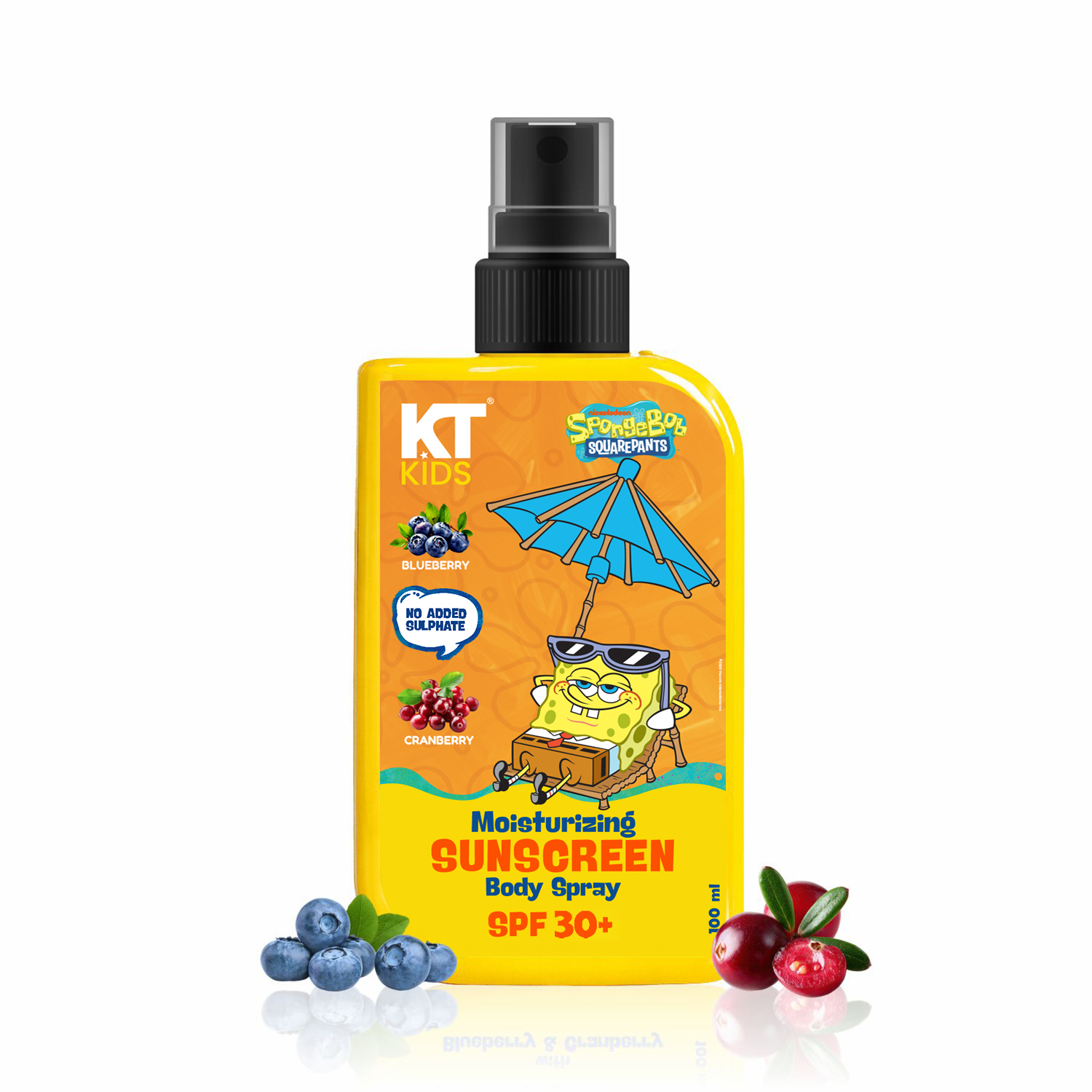 Kids Moisturizing Sunscreen Body Spray | UV Protection |SPF 30+| 100ml