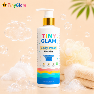 TinyGlam GlowTime Body Wash 250 ml - Gentle Bath Body Wash for Kids & Teens