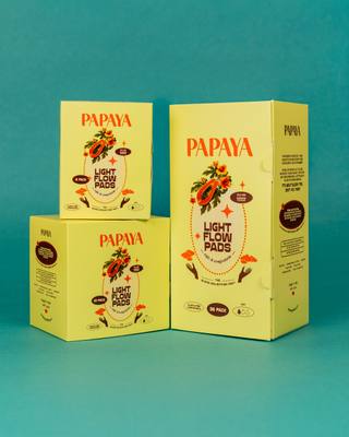 Papaya Light Flow Menstrual Pad