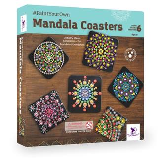 Paint Your Own Dot Mandala Coasters Kit for 8+ Years ,Mandala Art Kit, Dot Painting Kit, Art N Craft Kit, Toys for Girls Boys 7 to 12 Years, Gifts for Girls Boys