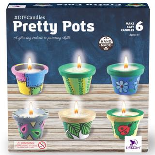 Pretty Pots Painting & Candle Making Kit for Kids Age 9-12